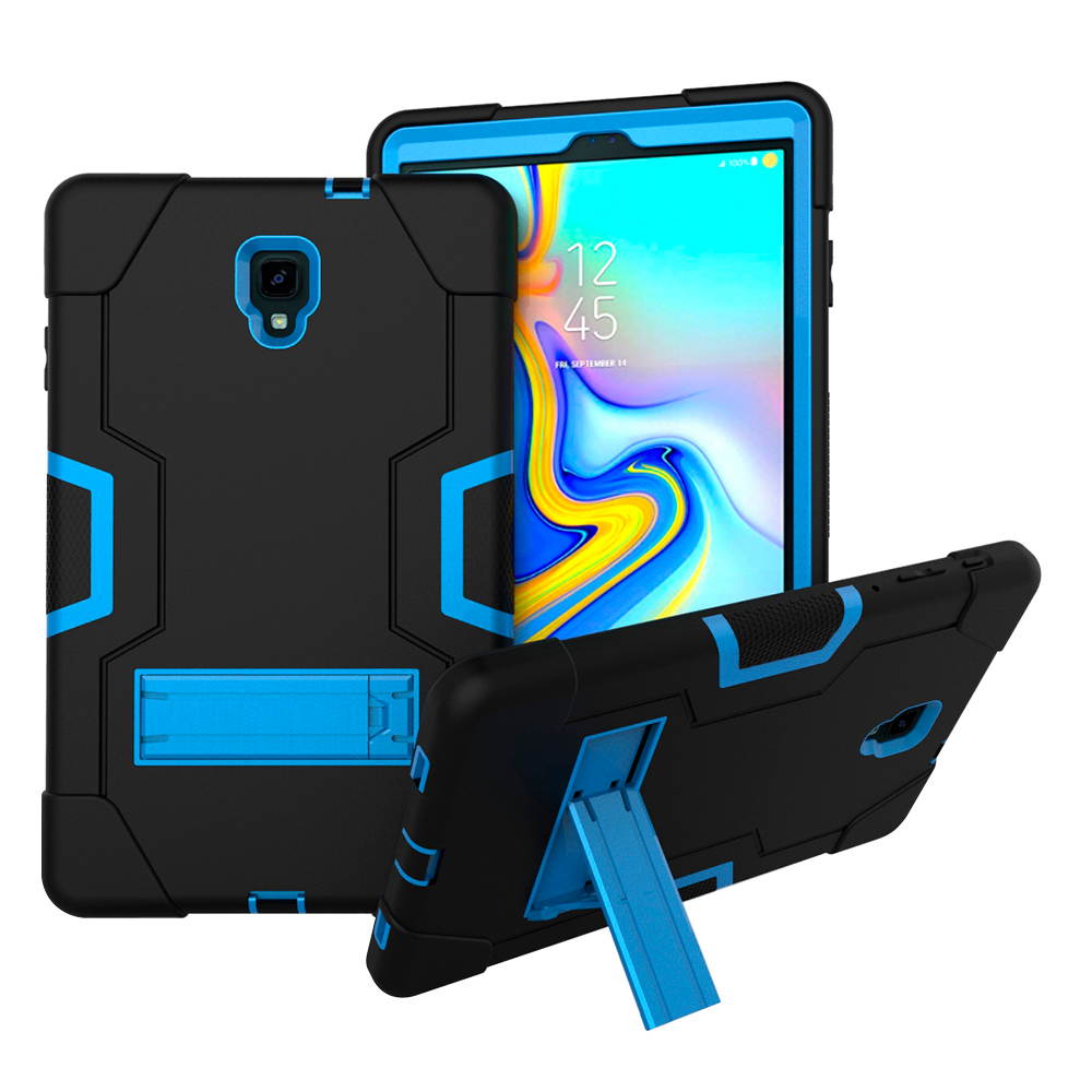 Galaxy Tab A 10.5 2018 Case,Mignova 3 Layer Heavy Duty Hybrid Shockproof Silicone+Hard PC Bumper Full-Body Protective Case Cover with Stand for Samsung Galaxy Tab A 10.5 SM-T590/T595