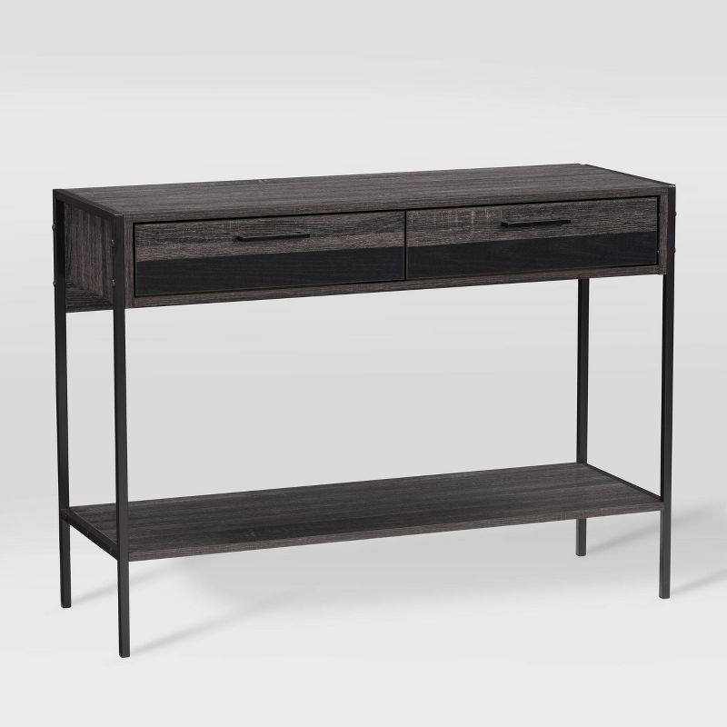 Joliet Entryway Table Gray/Black - CorLiving
