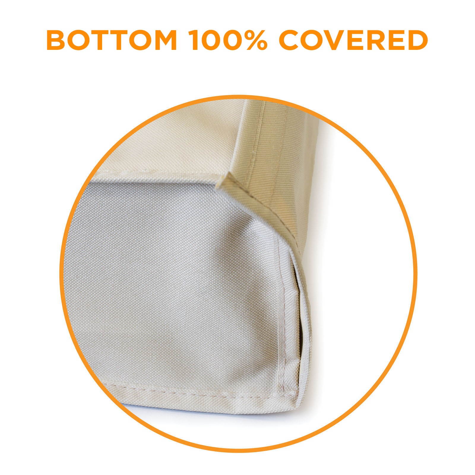 Outdoor TV Cover - 42" Model For 40" - 43" Flat Screens - Slim Fit - Weatherproof Weather Dust Resistant Television Protector - Tan