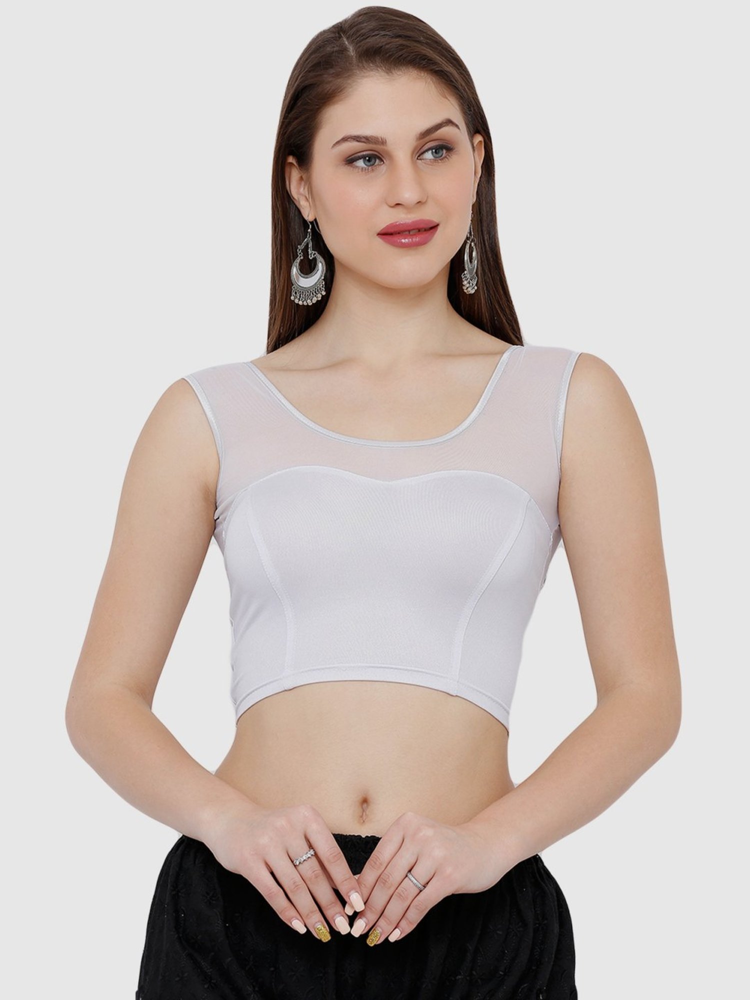 Salwar Studio Red Textured Blouse