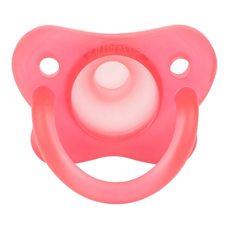 Dr. Brown's Happy Silicone 3pk Pacifier - Pink