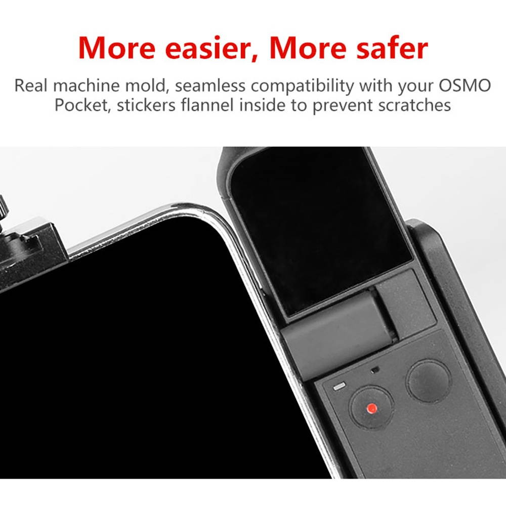 Ulanzi OP-1 OSMO Pocket Fixed Stand Holder with ST-02 Universal Adjustable Phone Holder Kit for DJI OSMO Pocket for iPhone Samsung HUAWEI Xiaomi 65-95mm Smartphone