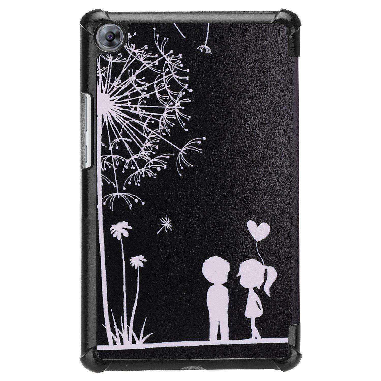 Huawei MediaPad M5 10.8 inch Case, Huawei MediaPad M5 8.4 inch Case, Gylint Smart Case Trifold Stand with Auto Sleep/Wake For Huawei MediaPad M5 8.4/10.8 inch Tablet (Couple, M5 8.4 inch)