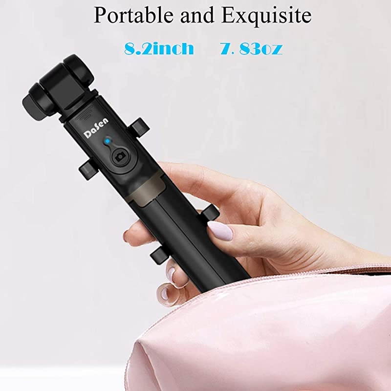 Stick Bluetooth Compact Cell Phone Stick Android Mini Stick with Light Wireless for iPhone 11 Pro Max 6 7 8 Plus Galaxy S8 Plus Note 9 10 and More Long Black