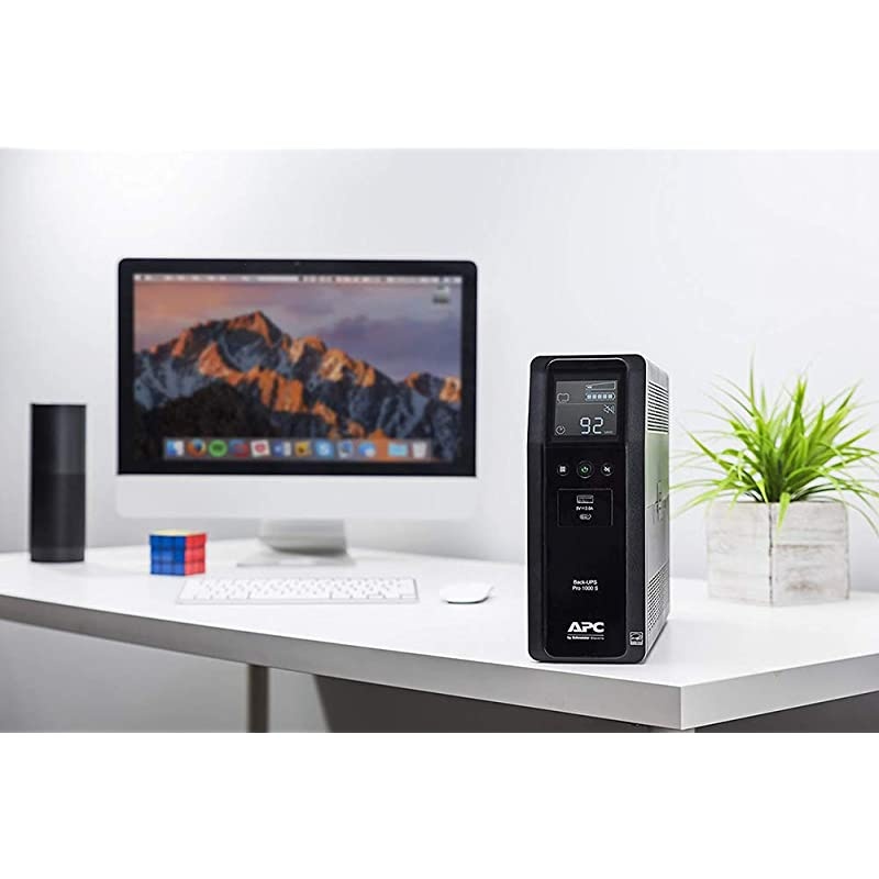 Sine Wave UPS Battery Backup Surge Protector 1000VA  BackUPS Pro BR1000MS Bundle Including 16GB DataTraveler