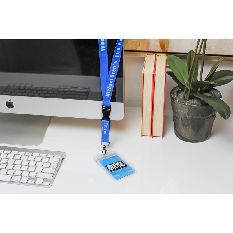 Just Funky The Office Fun Run Race For The Cure Lanyard & ID Badge | Raise Rabies Awareness