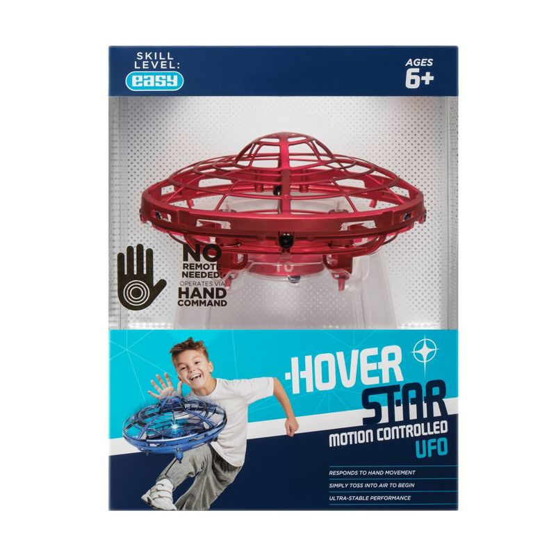 The Original Hover Star Motion Controlled UFO- Red