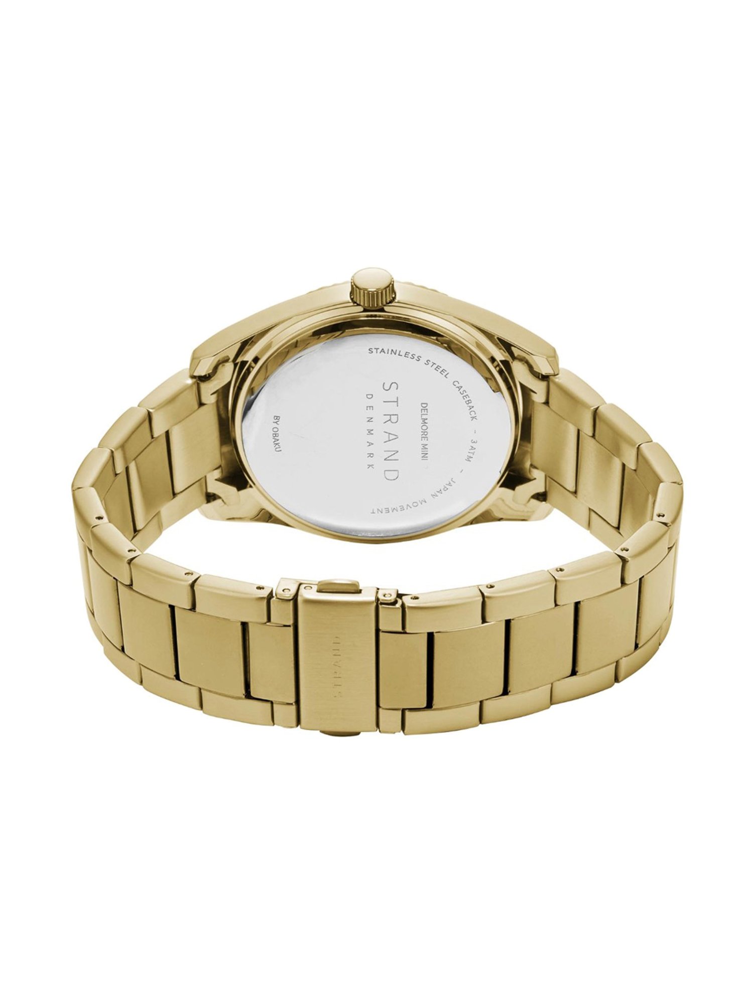 STRAND by Obaku S721LDGESG Delmore Mini Sugar Analog Watch for Women