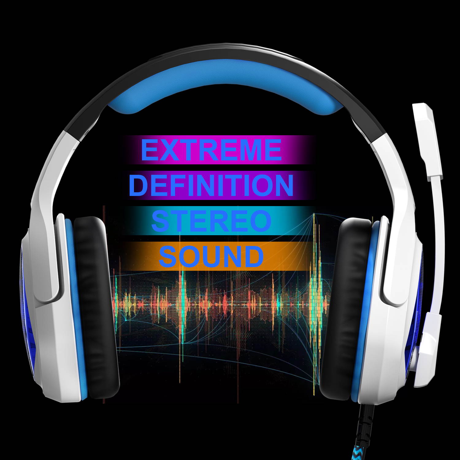 INMISS  MH901 7.1 Wired PC Gaming Headset,PS4 Gaming Headset High sound sensitivity Headphone with Mic for New Xbox One/Mac