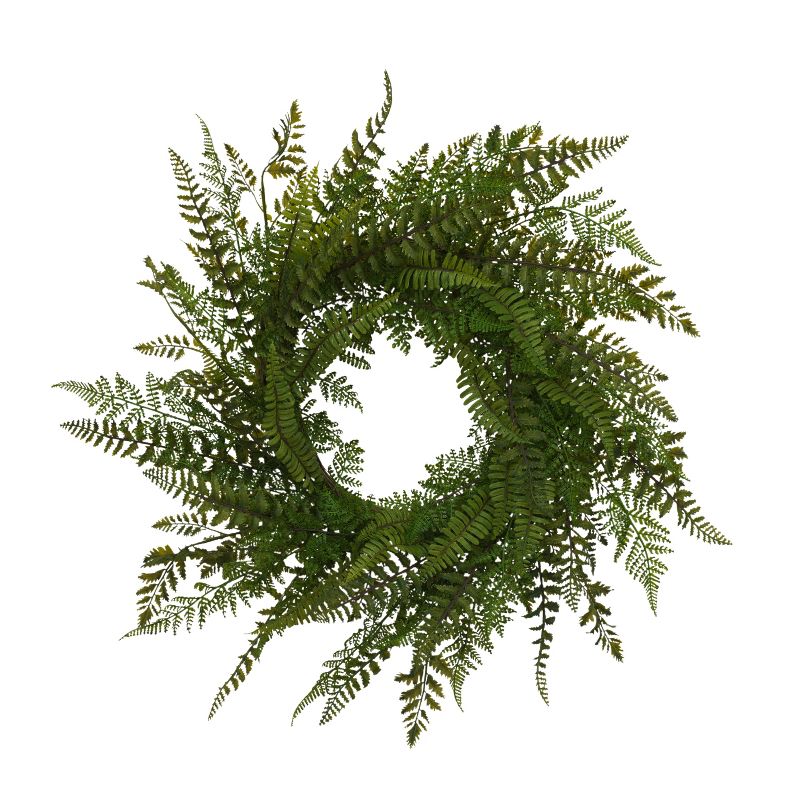 Gerson International 26-Inch Diameter Fern Wreath