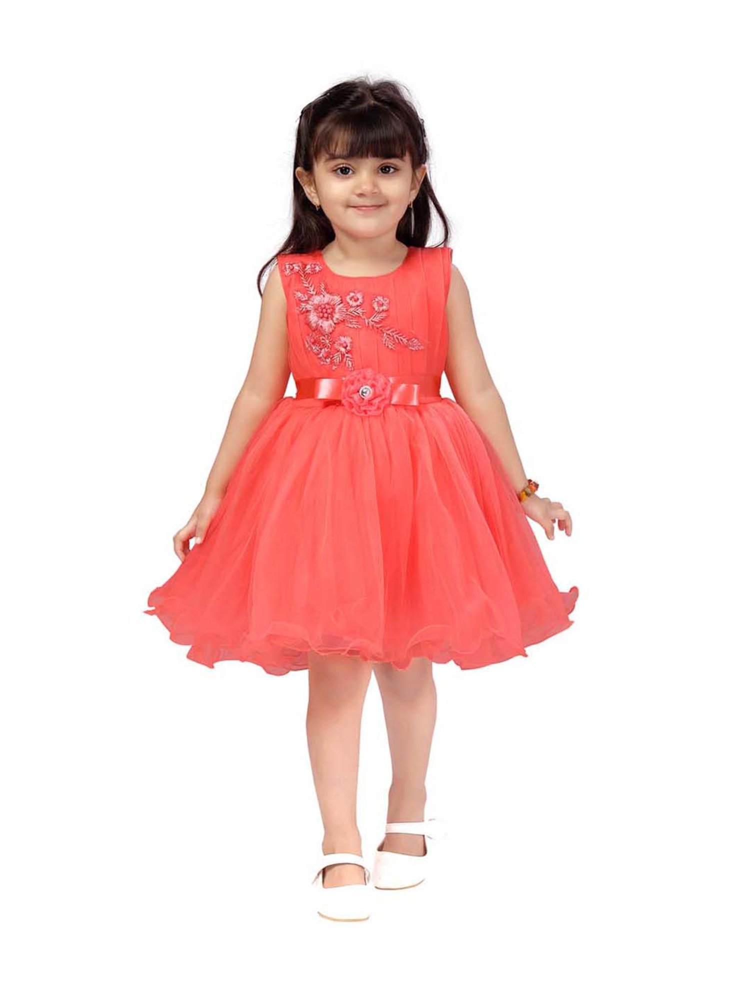 Aarika Kids Gajri Embroidered Frock