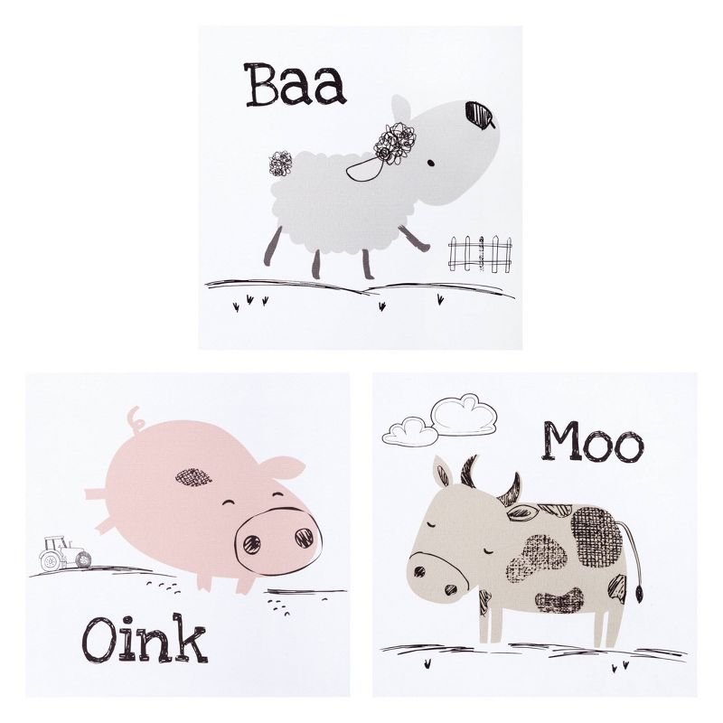 3pc Farm Stack Canvas Wall Art Set - Trend Lab