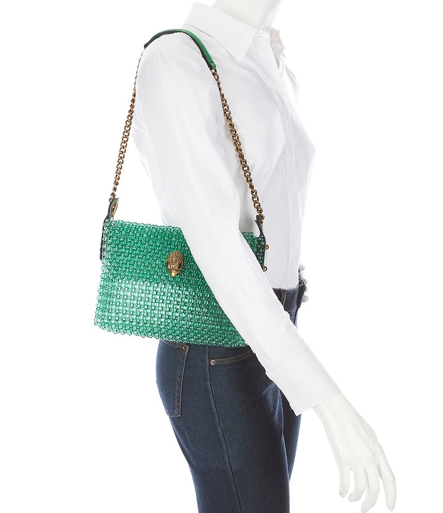 Kurt Geiger London Beaded Mini Eagle Head Detail Crossbody Bag