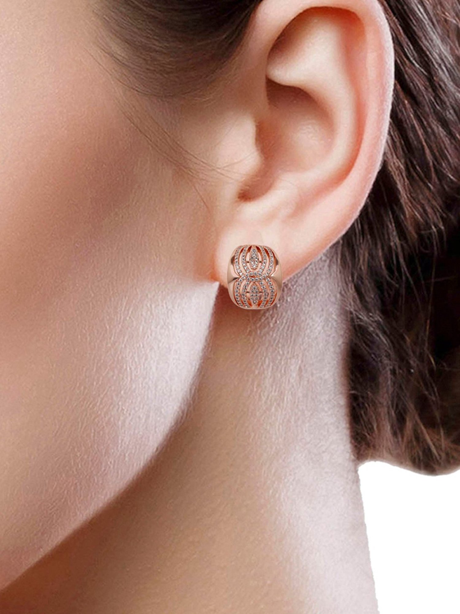 The Real Effect London 800 Silver Earrings for Women