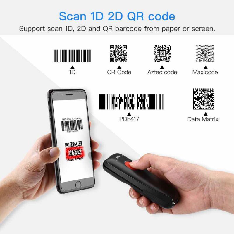 Long Cable Far Distance Ver Motorola Symbol RS409 Wearable Ring Barcode Scanner