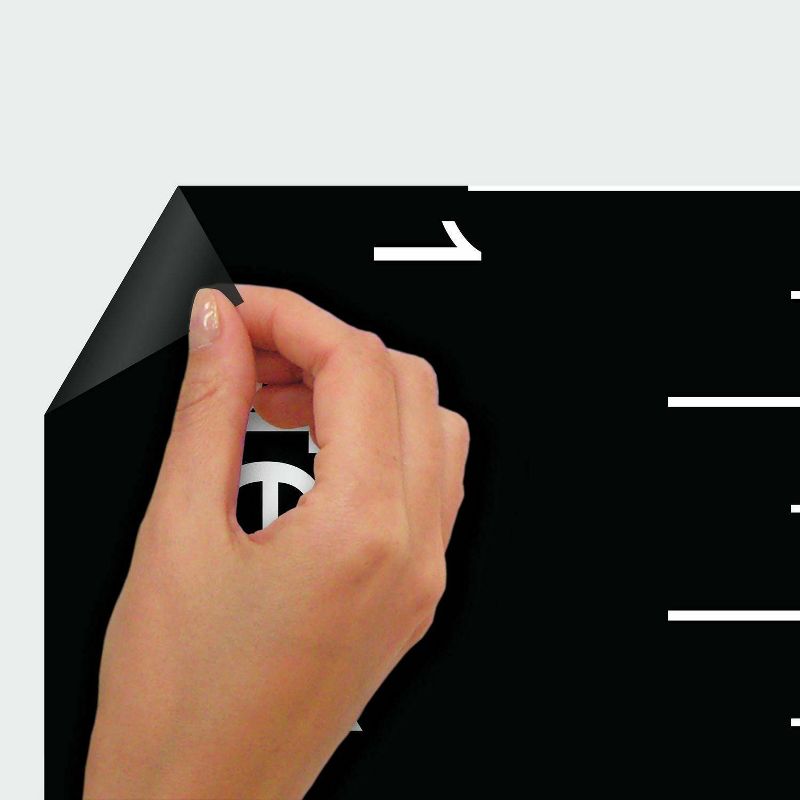 RoomMates Growth Chart Chalk Ruler Peel and Stick Giant Wall Decal