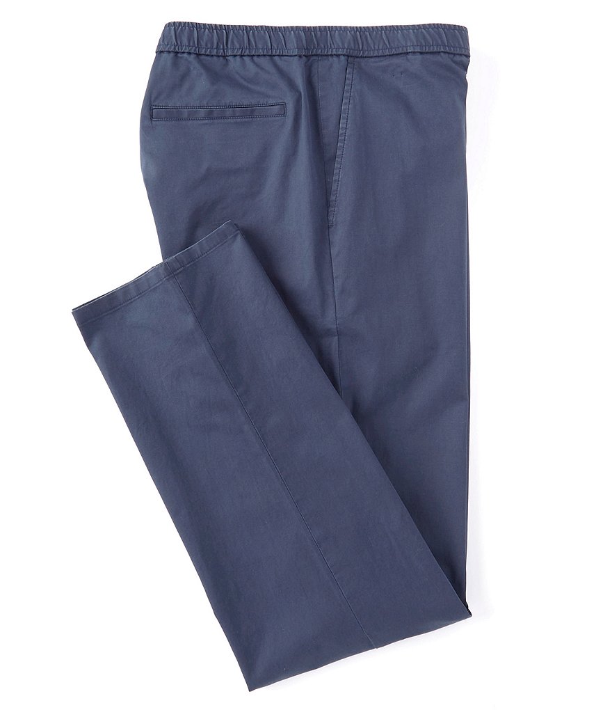 Murano Interstellar Collection Slim-Fit Solid Garment Washed Drawstring Pants