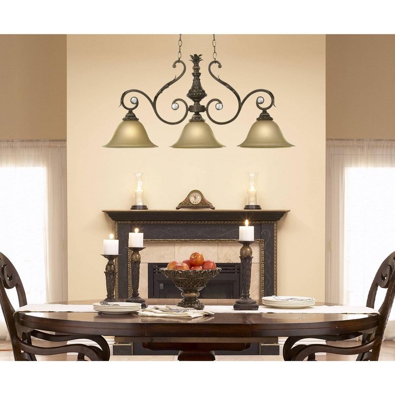 Kathy Ireland Ramas de Luces 40" Wide Bronze Chandelier