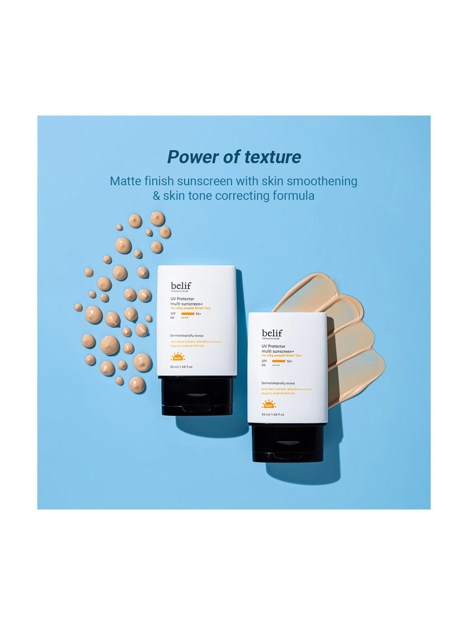 Belif UV Protector Multi Face Sunscreen Spf50+ - 50 ml