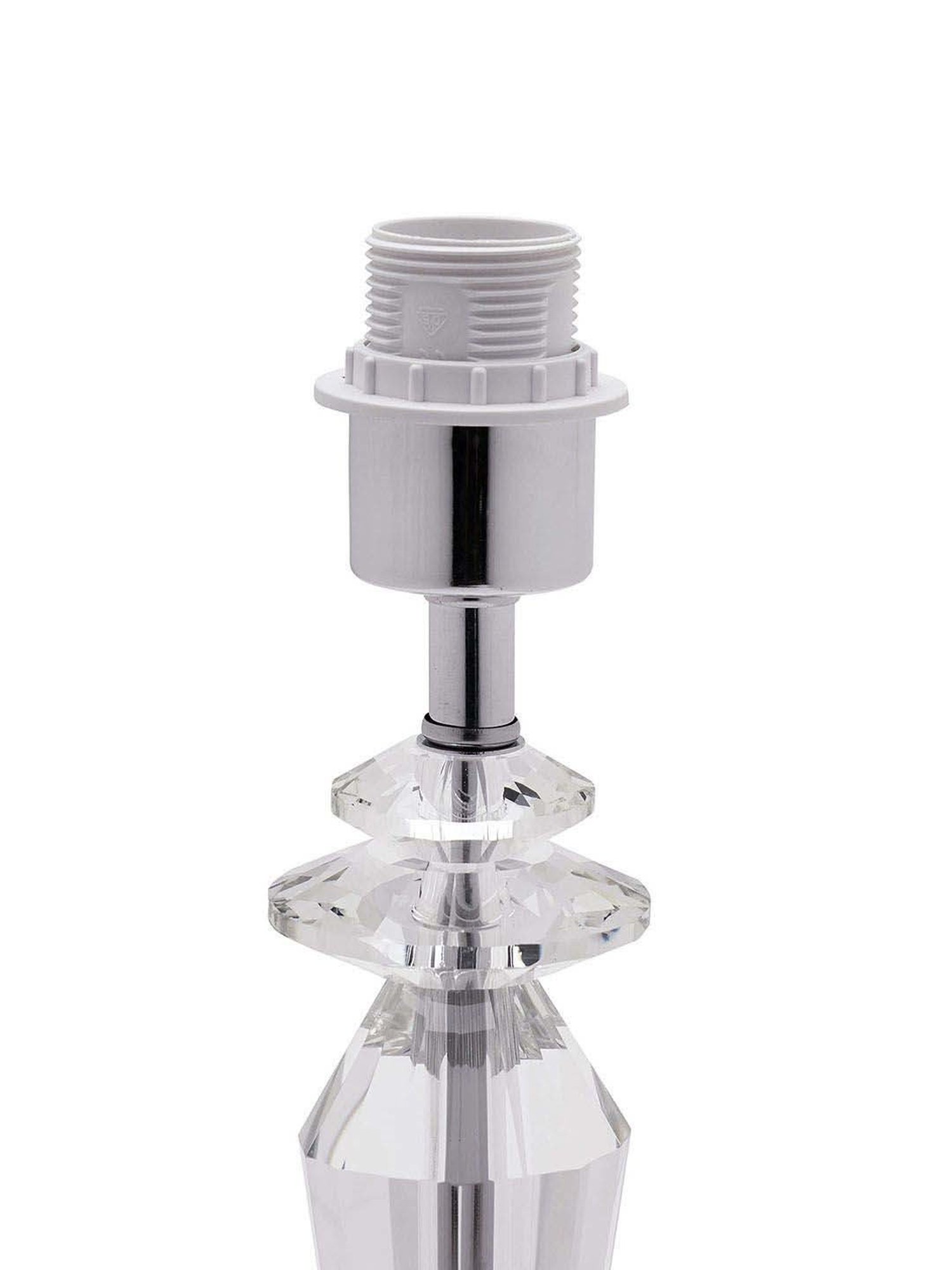 Pure Home and Living Transparent Glass Kite Shaped Table Lamp Stand