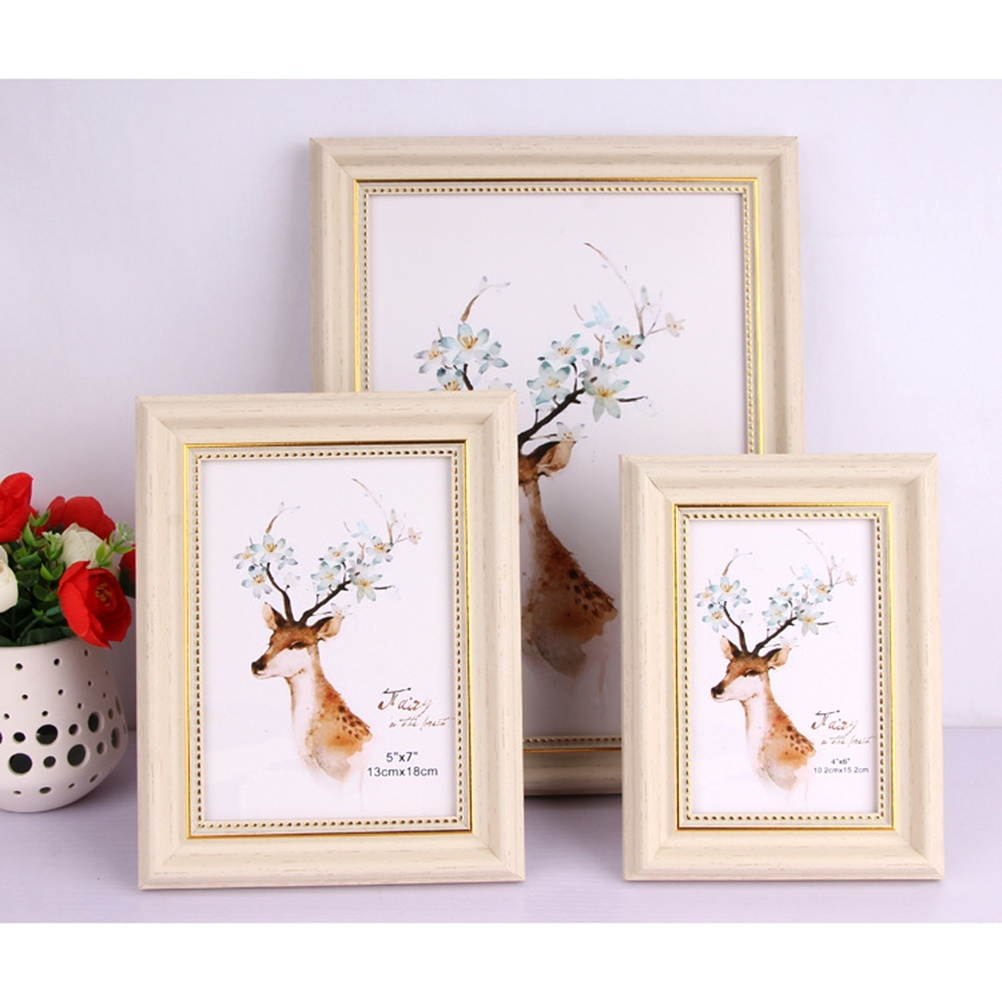 Home Decoration 7-Inches Durable Environmental Photo Frame Delicate Tabletop Picture Frame 13x18cm (Green)