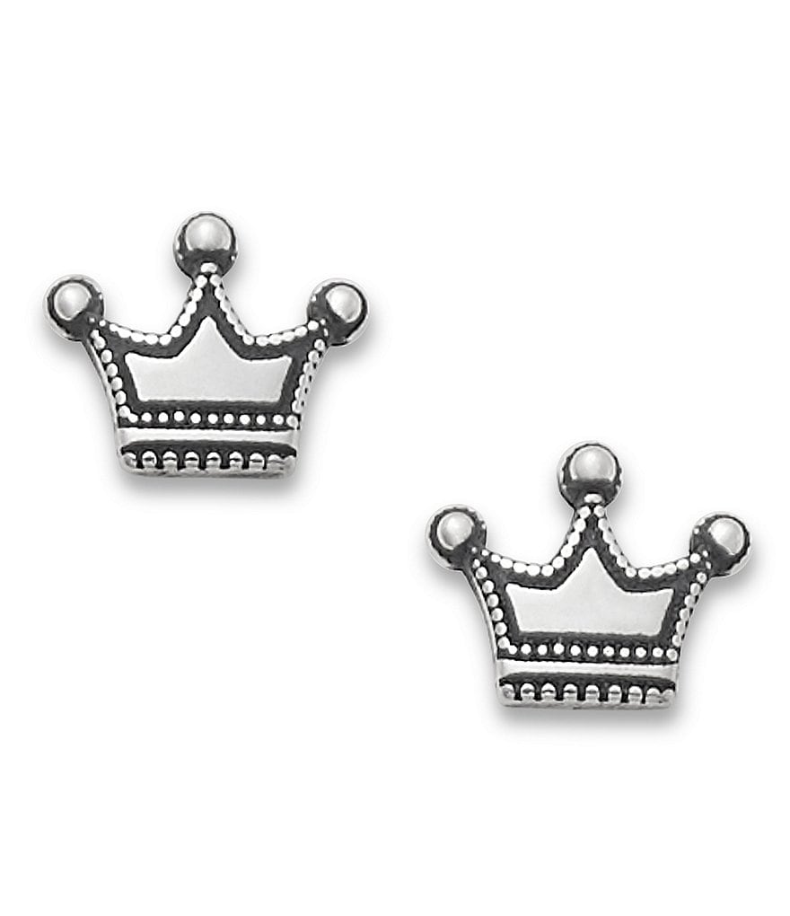 James Avery Tiny Crown Ear Posts