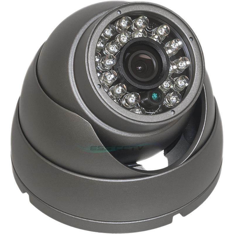 XIB-2022-B HD-SDI 1080p EYEBALL Infrared Dome Camera, 1080p 2 MP, 4.3mm, 25 IR LED, ICR, Gray