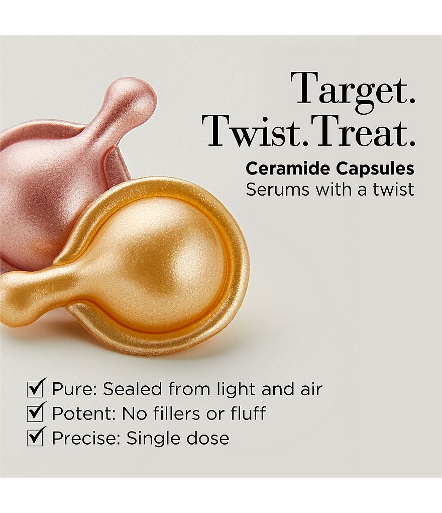 Elizabeth Arden Retinol Ceramide Capsules Serum, 30 Count, 4-Piece Skin Care Gift Set