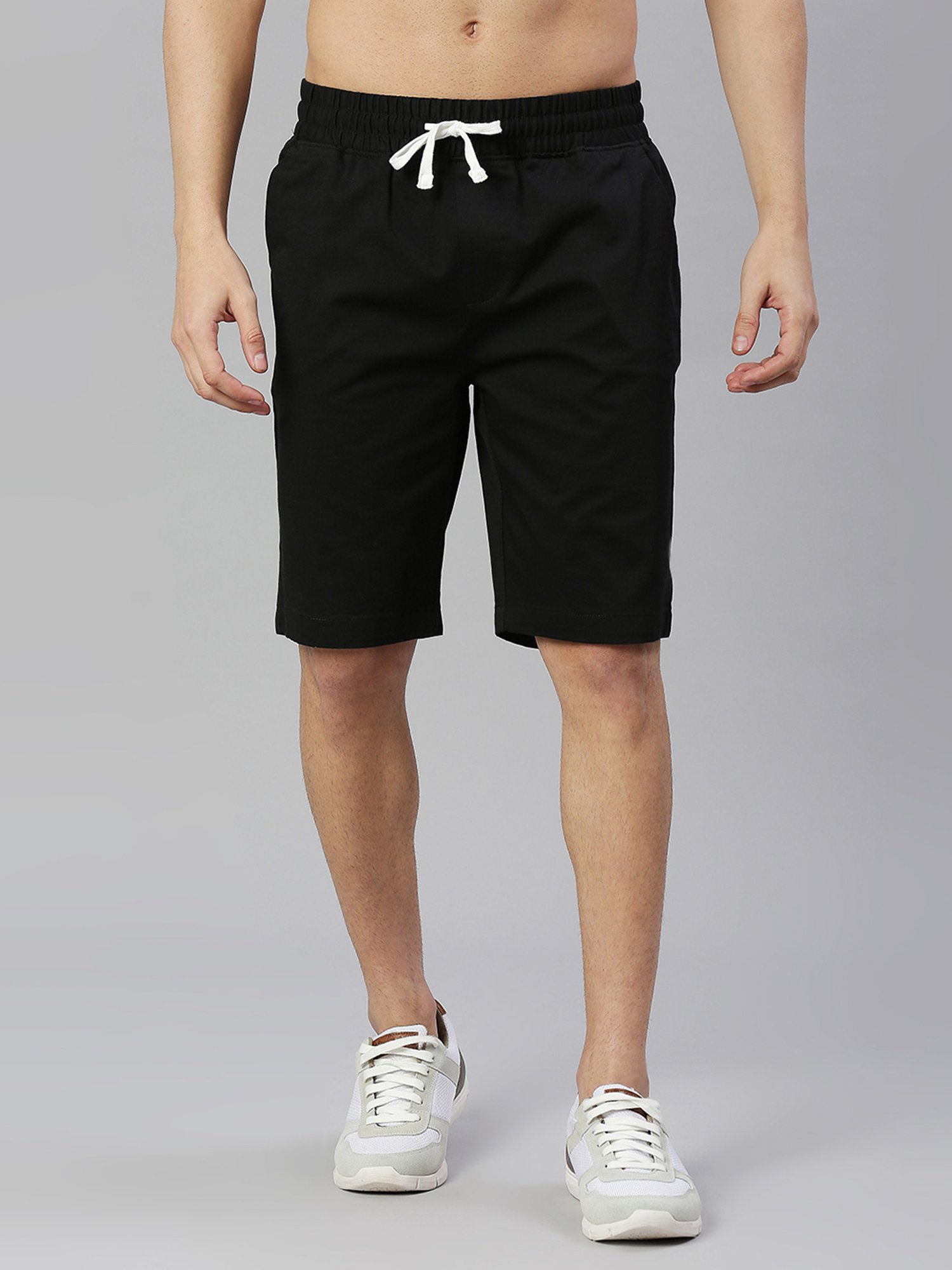 Thomas Scott Black Slim Fit Shorts