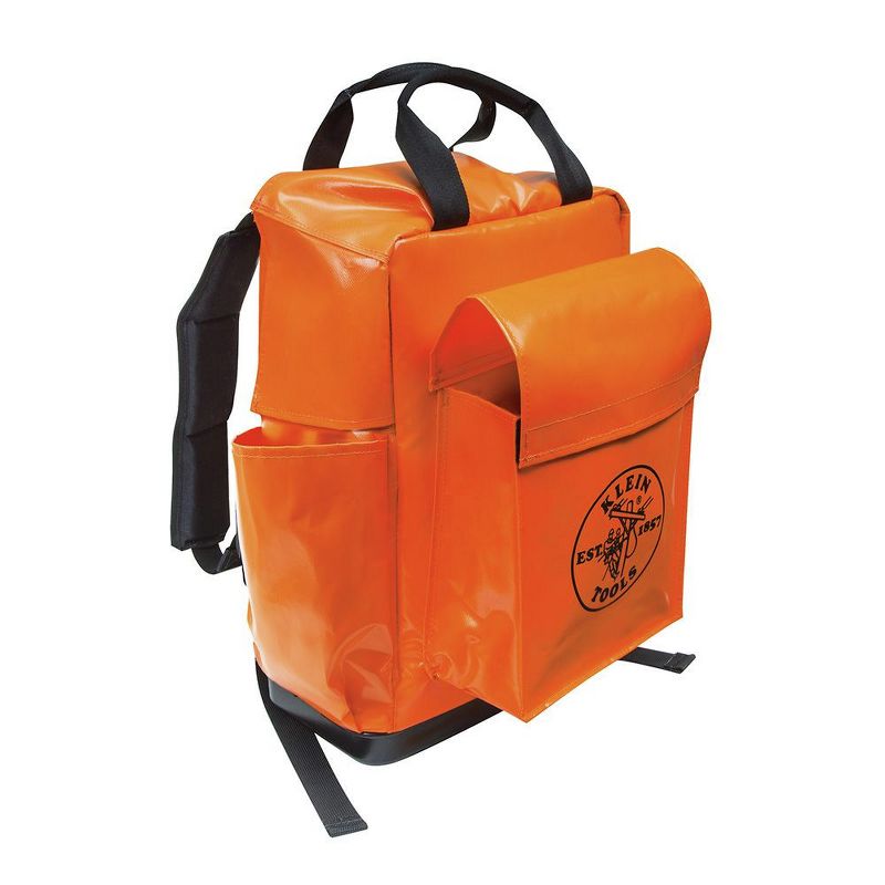 Klein Tools 5185ORA 18 in. Tool Bag Backpack - Orange