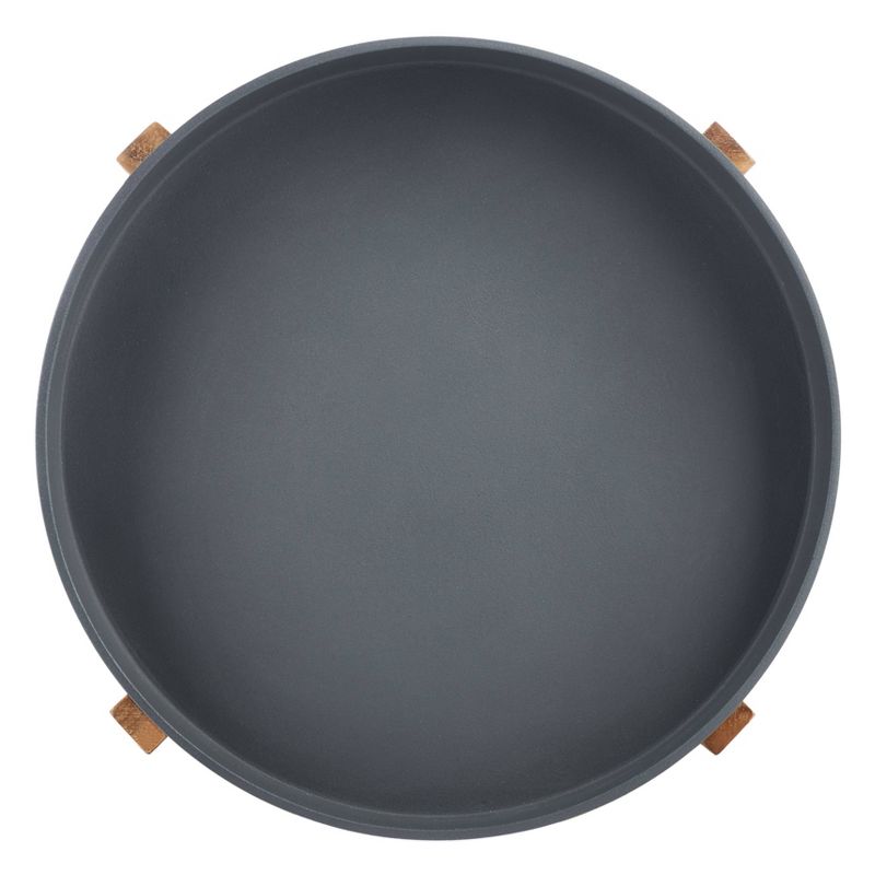 Wood Fiber Clay Patio Accent Table - Olivia & May