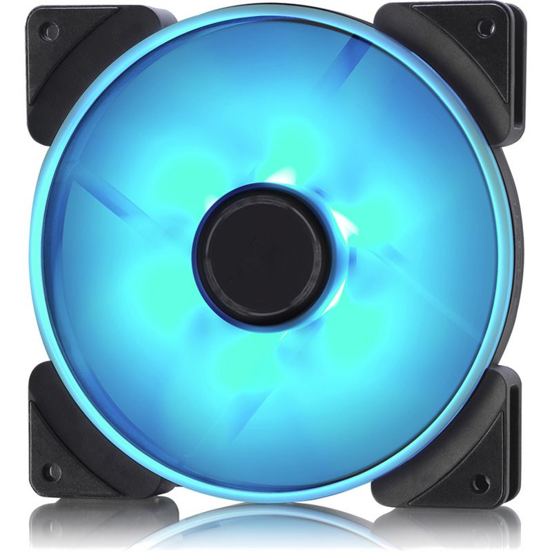 Fractal Design Prisma AL-14 PWM Cooling Fan - 103.8 CFM - 34.1 dB(A) Noise - LLS Bearing - 4-pin - RGB LED - Rubber - 11.4 Year Life
