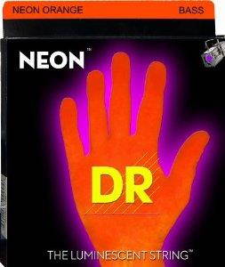 DR Neon HiDef - Medium Orange - Super Bass Guitar Strings