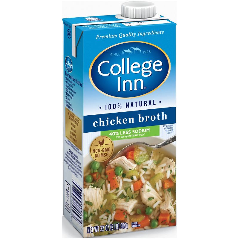 College Inn Fat Free Lower Sodium Chicken Broth 32oz