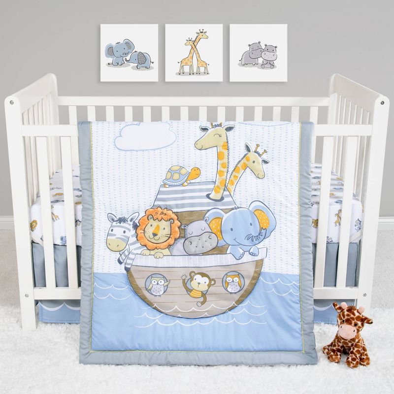 Sammy & LouCrib Bedding Set - Noah's Ark 4pc