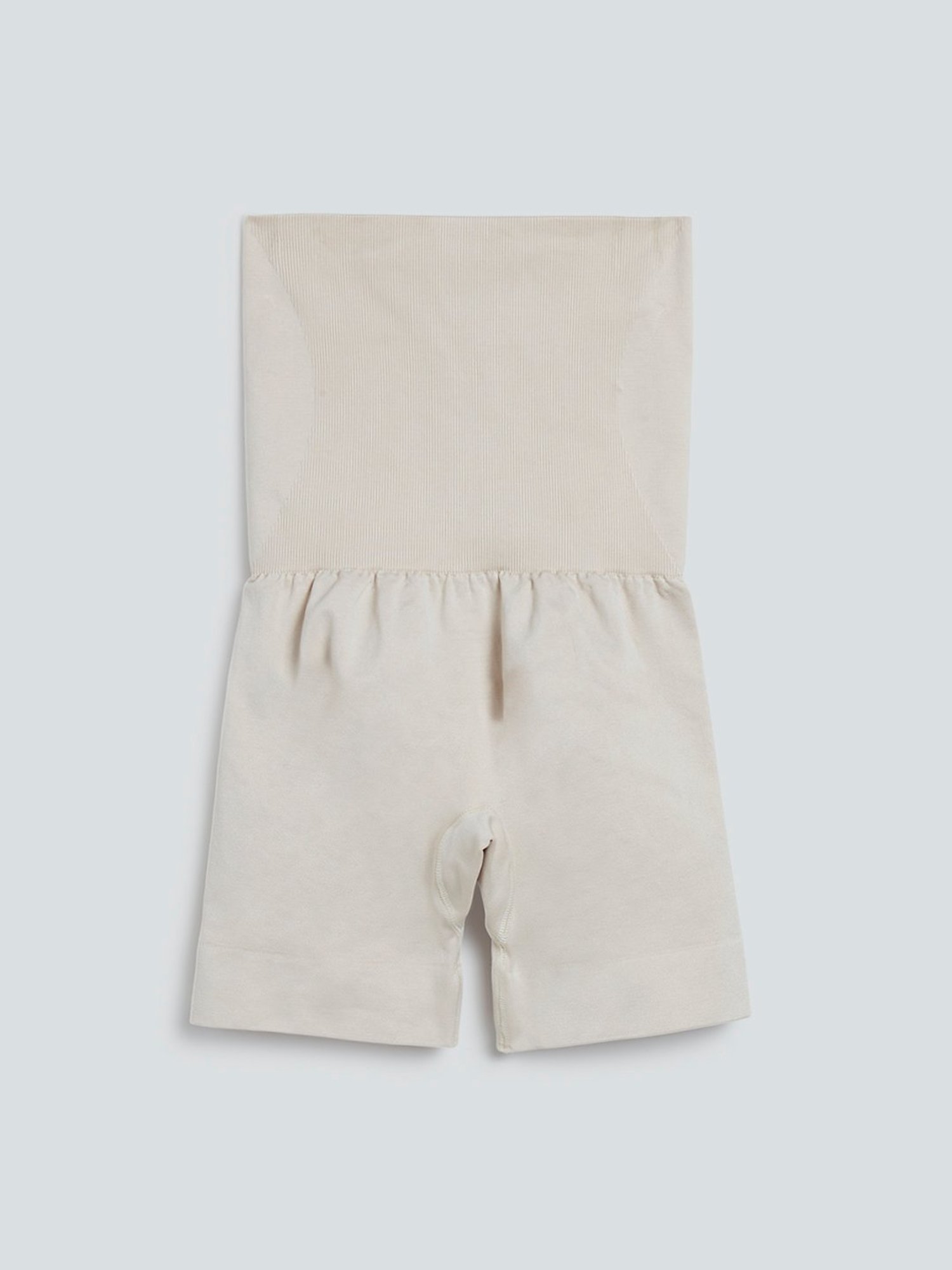 Wunderlove by Westside Beige Seam-Free Shaping Shorts