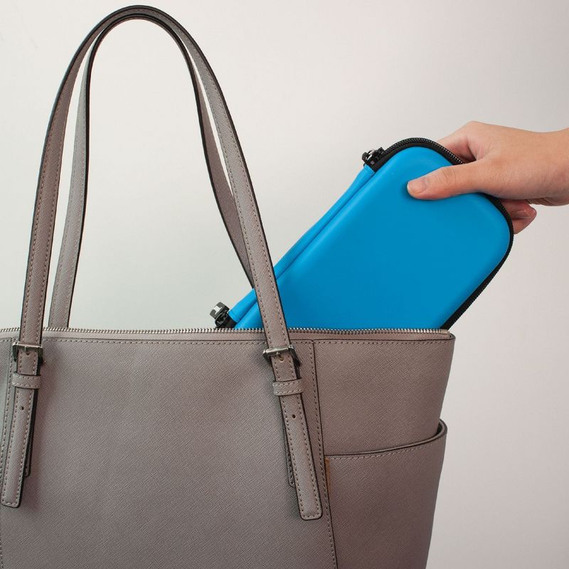 Insten Carry Case for Nintendo Switch - Portable Hard Shell Travel Pouch for Console & Accessories, Pink