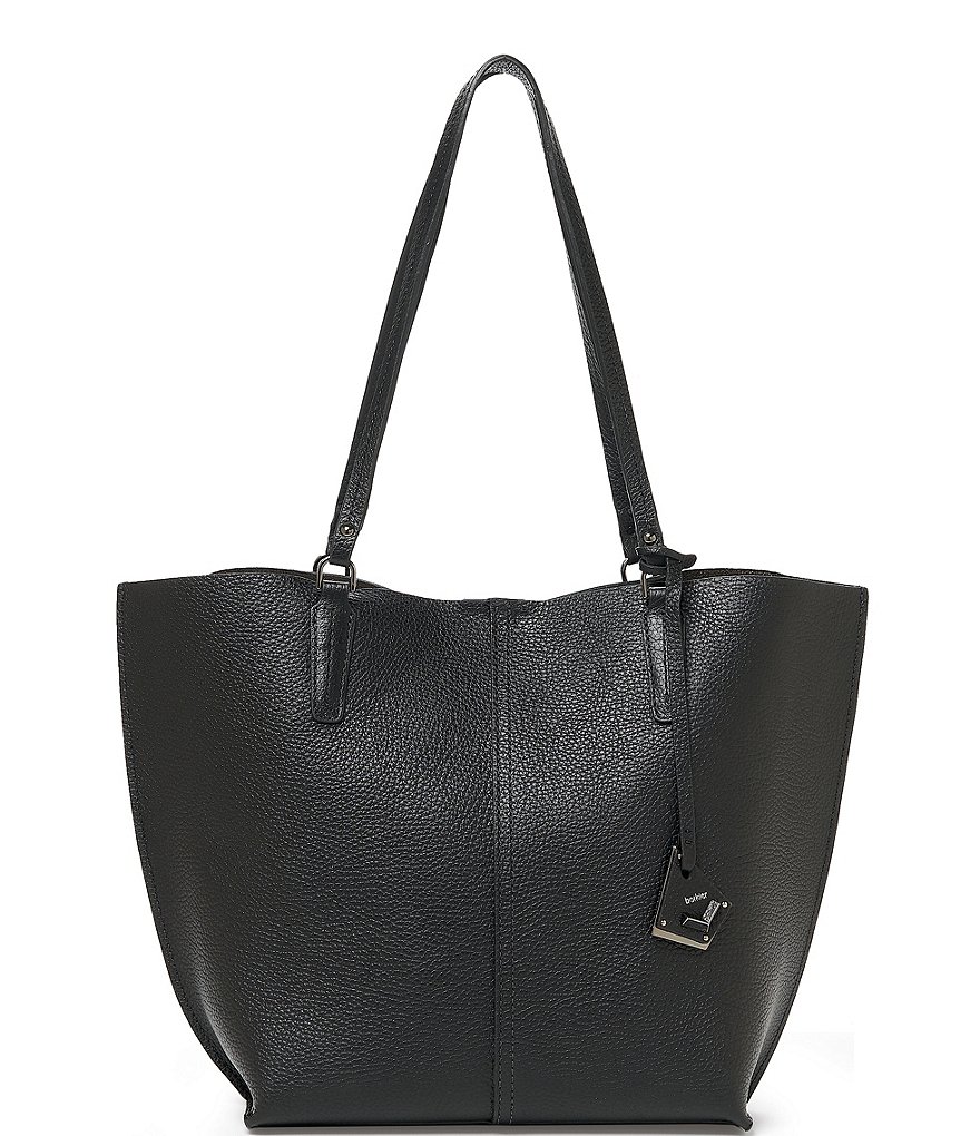 Botkier Hudson Leather Snap Tote Bag