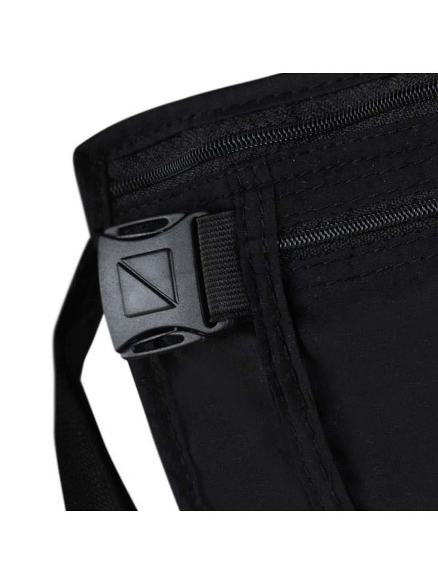 Travel Blue Black Solid Waist Pouch