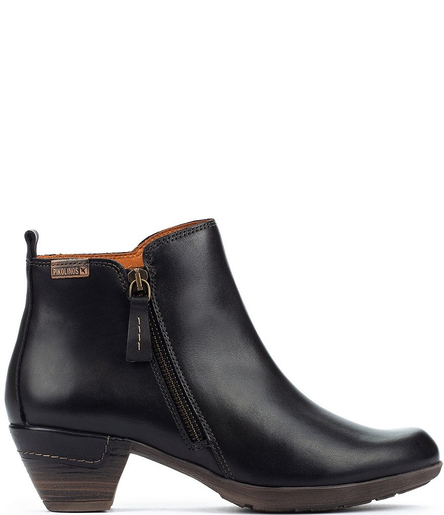 Pikolinos Rotterdam 902 Leather Side Zip Booties