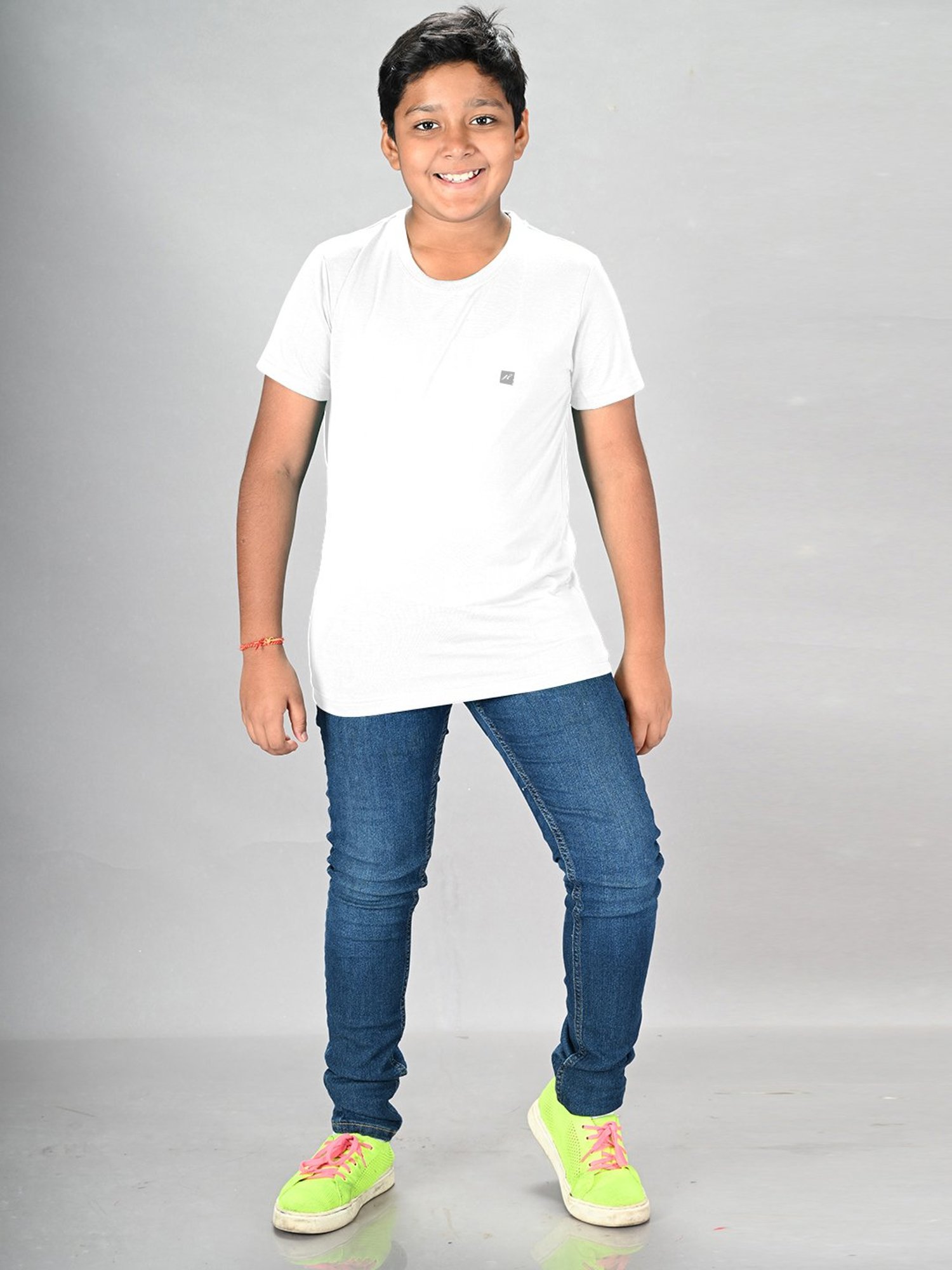 Lux Nitro Boys Blue Solid T-Shirt (Pack Of 3)