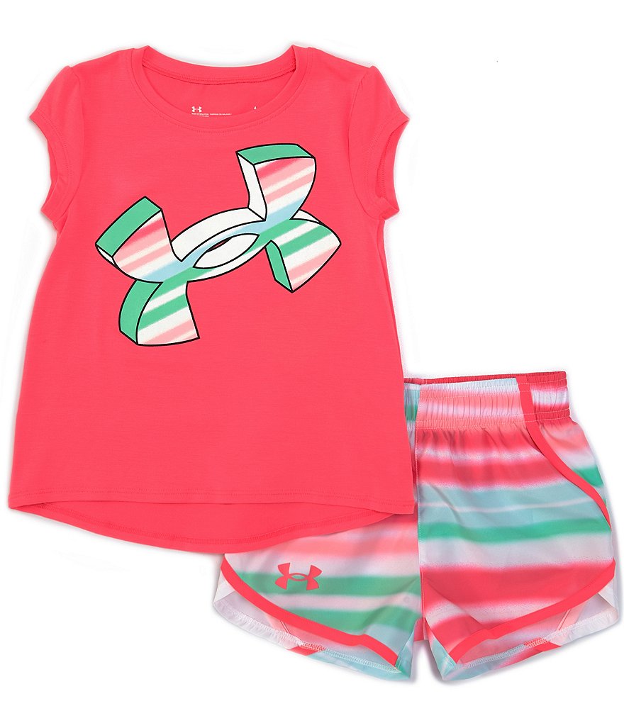 Nike Little Girls 2T-6X Swoosh Tempo Shorts