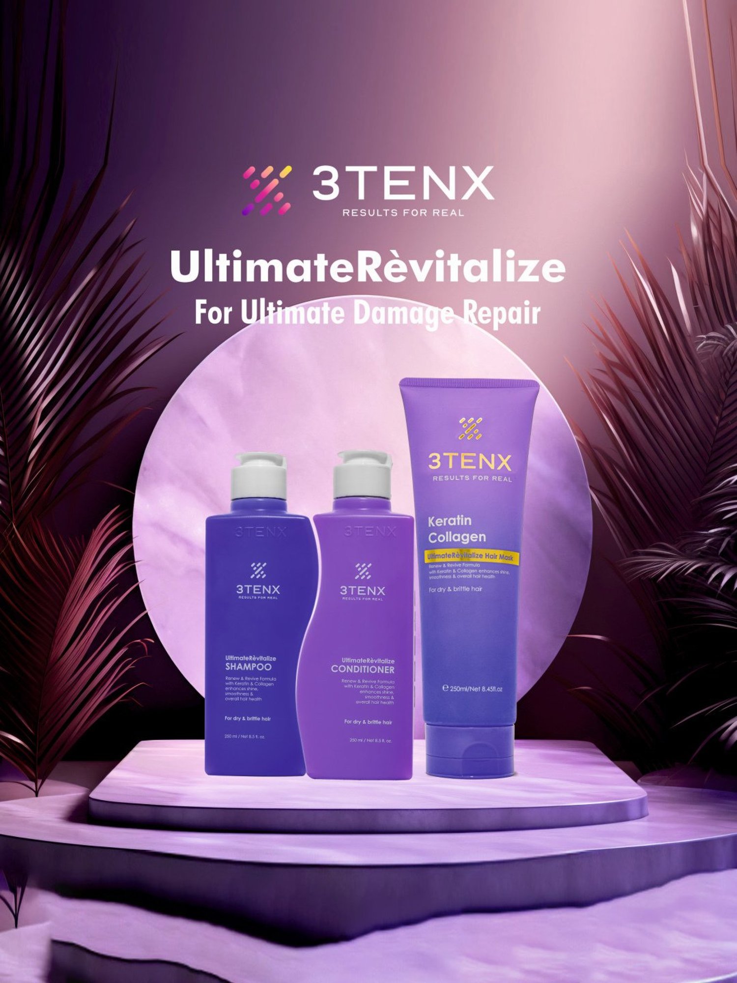 3TENX UltimateRevitalize Hair Mask - 250 ml