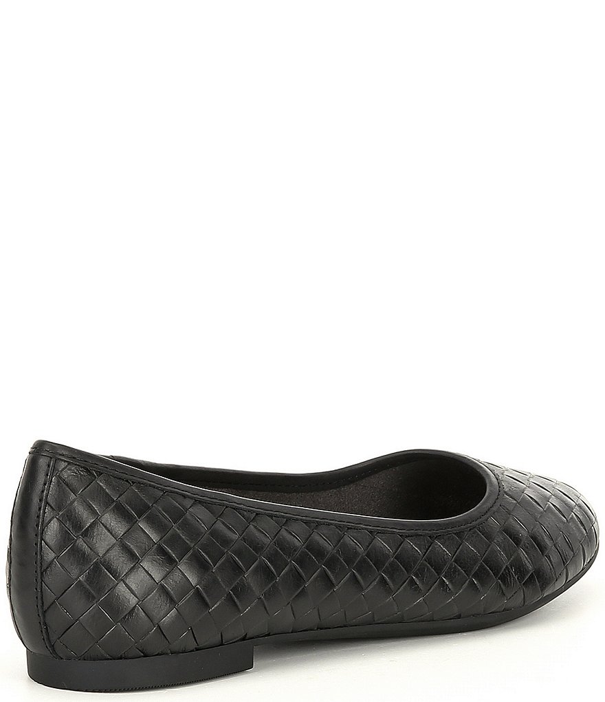 Jack Rogers Blair Pointed Toe Bow Leather Flats