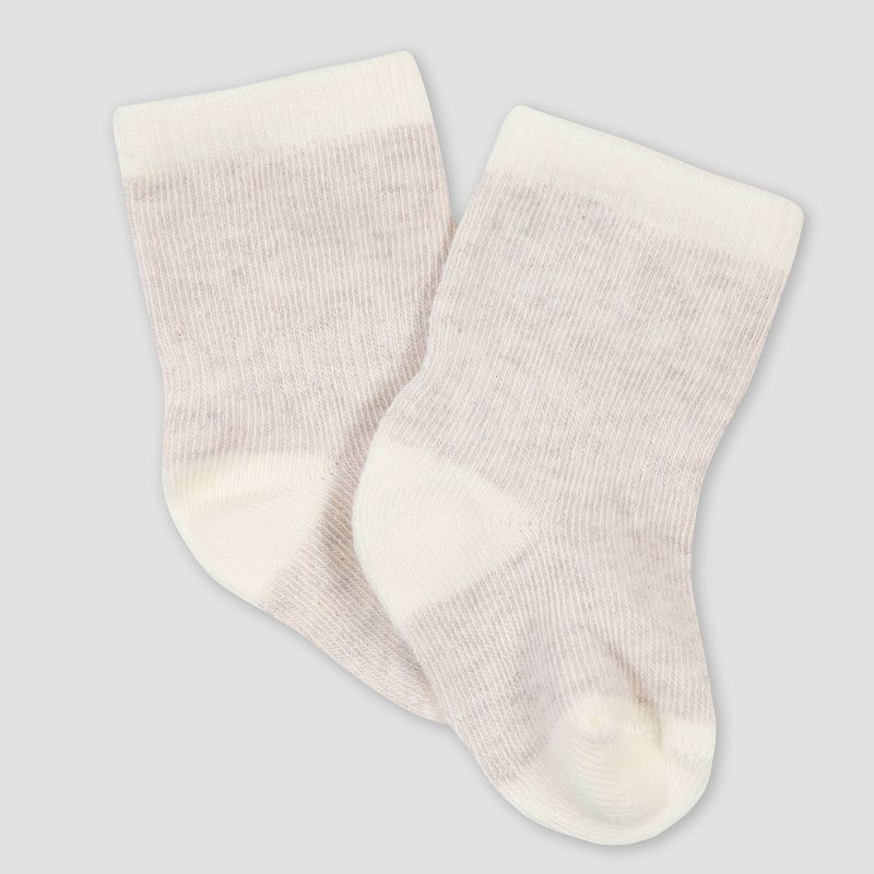 Gerber Baby Boys' 6pk Fox Jersey Wiggle Proof Socks - Blue 0-6M