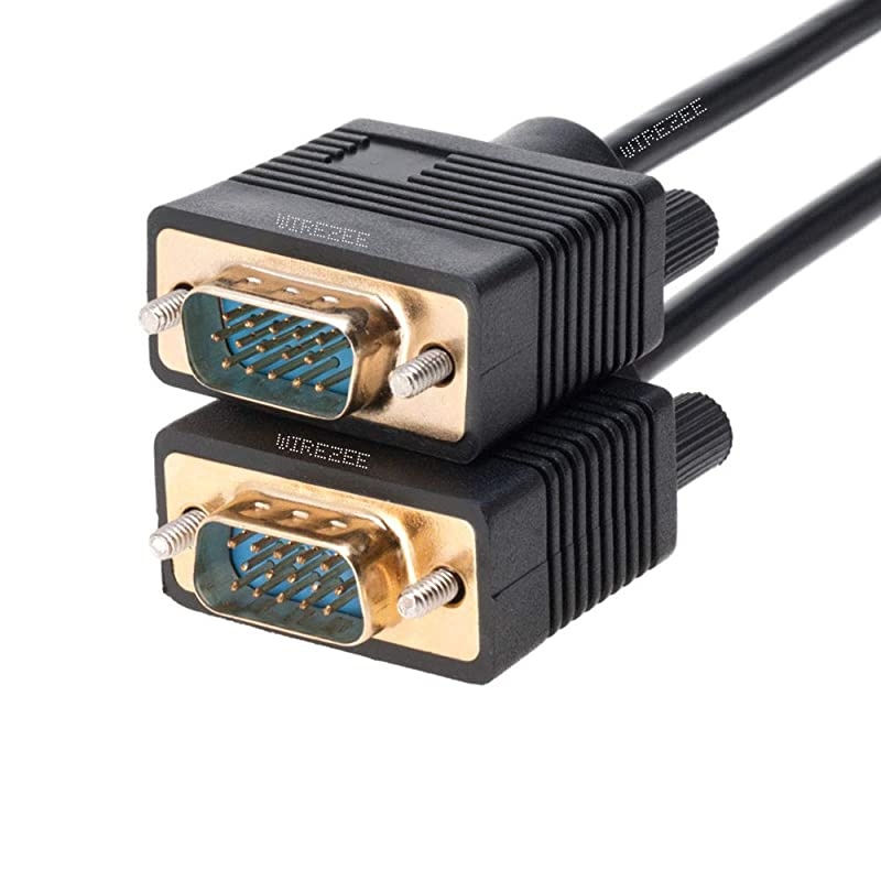 Cable SSuper Video Cord Male 15 PIN Wire Monitor 3ft, 6ft,10ft, 15ft, 25ft, 30ft, 50ft, 100ft (3FT)