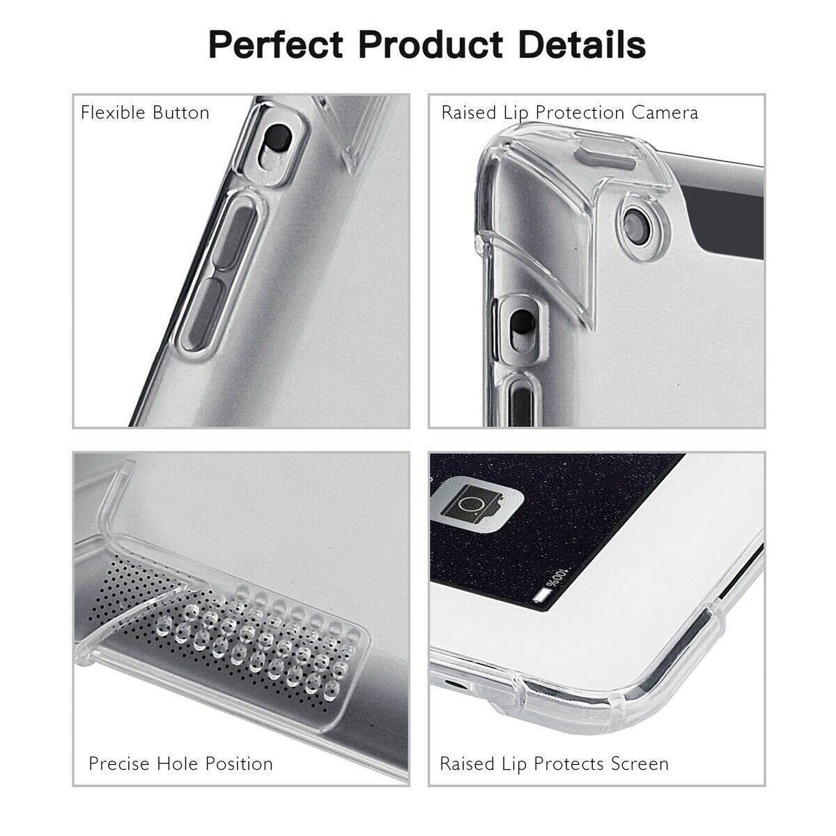 For Apple iPad Pro 11inch TPU (2018) Clear Soft Case Back Skin + 3x Screen Cover