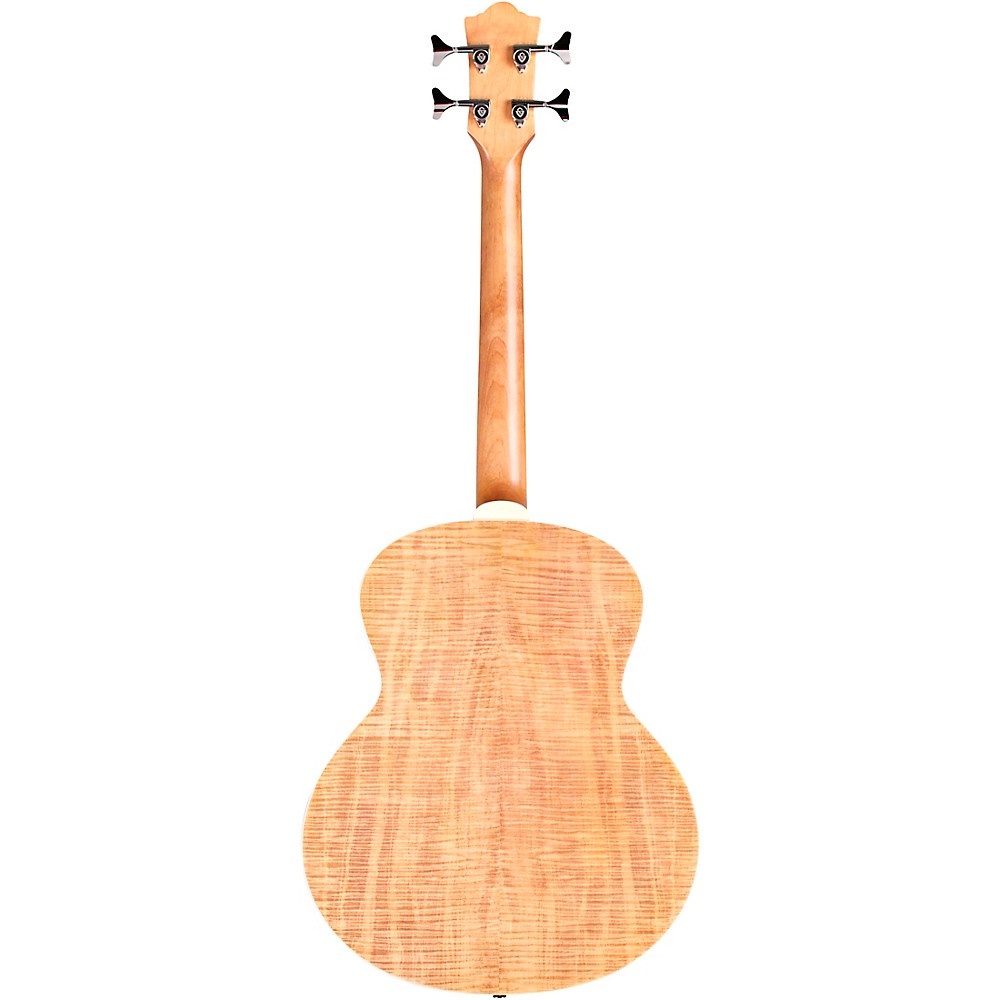 Guild Jumbo Junior Acoustic-Electric Bass Guitar Flame Maple