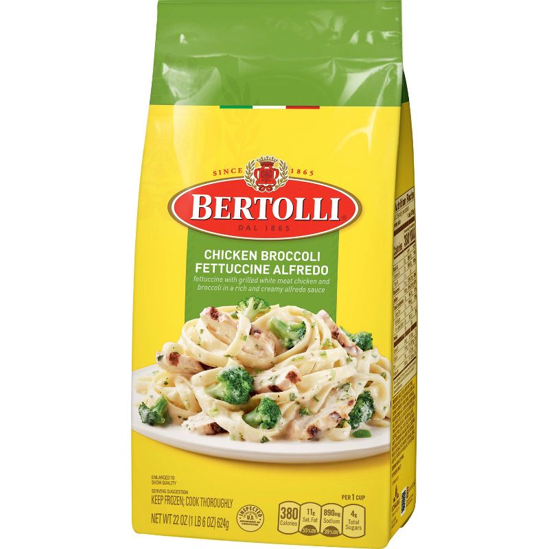 Bertolli Frozen Chicken Broccoli Fettuccine Alfredo - 22oz