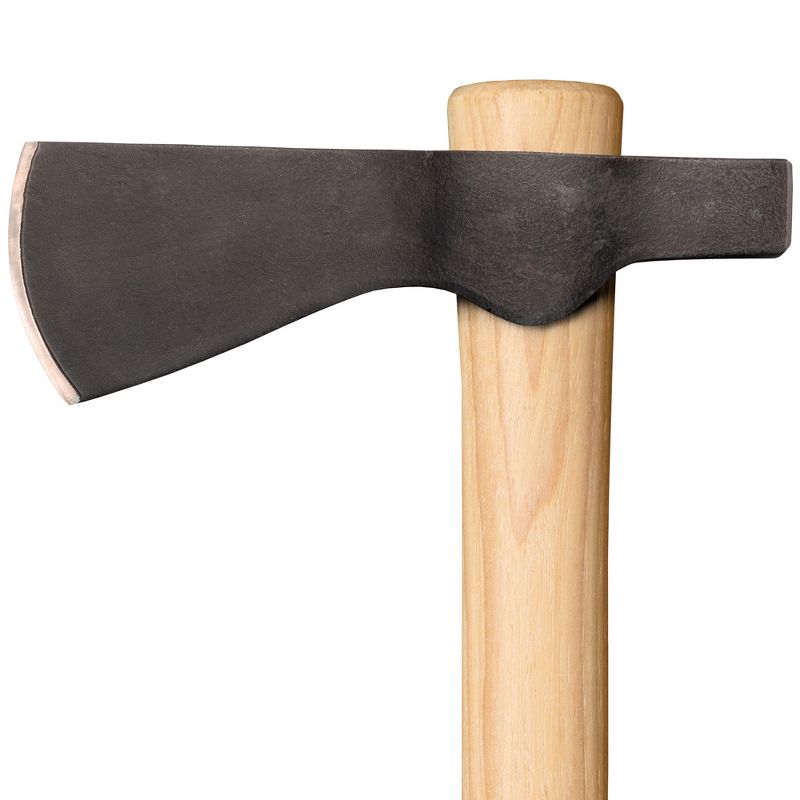 Cold Steel 90TH 22 In 24 Oz Carbon Steel Camping Survival Tactical Trail Hawk Throwing Axe with Hammer Poll